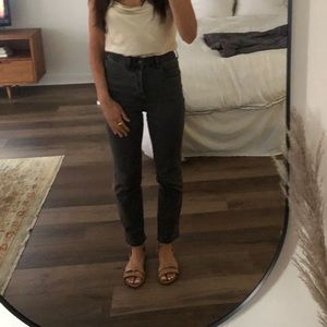 Everlane Grey Ankle Jeans